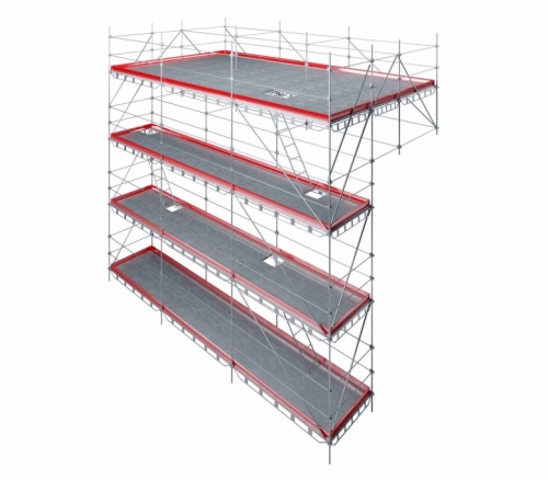 Консольно-подвесные леса в Москве от компании СпецМонолитСтрой