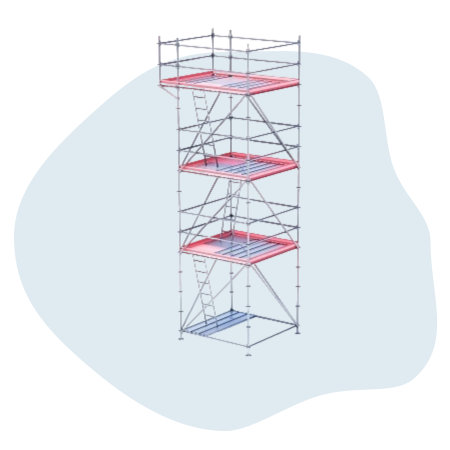 Леса Доступа/Лестничные Марши в Москве от компании СпецМонолитСтрой