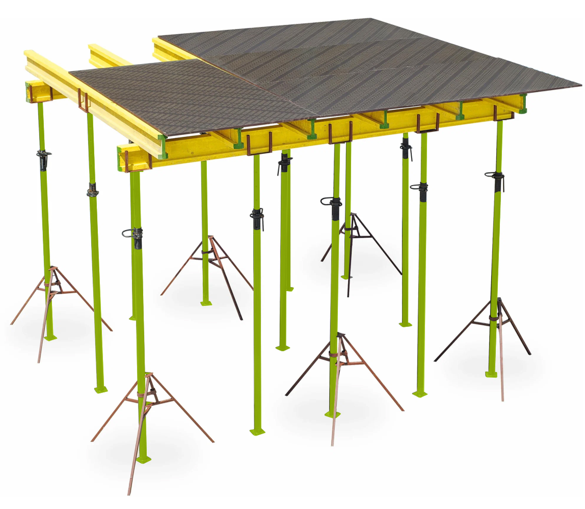 Опалубка перекрытий на телескопических стойках